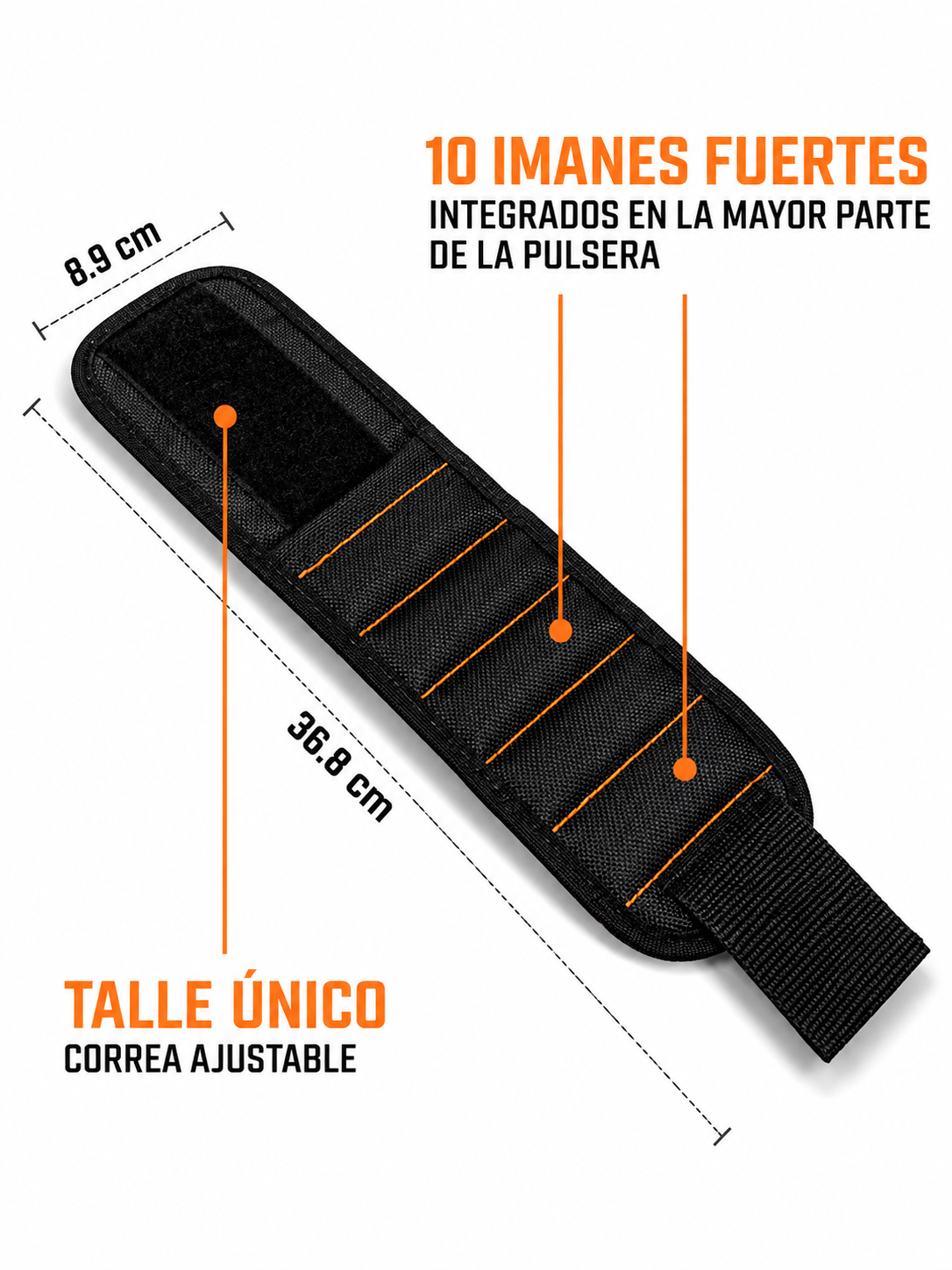 Clavik | Pulsera Magnética para Herramientas